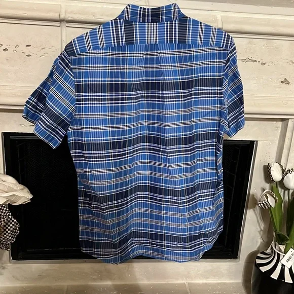 Ralph Lauren short sleeve plaid button down shirt - Picture 4 of 5
